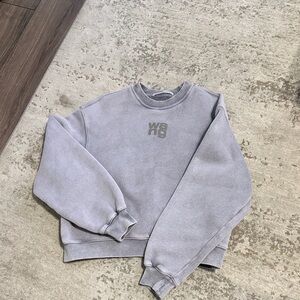 Alexander Wang WASH PURPLE Crewneck Sweater
